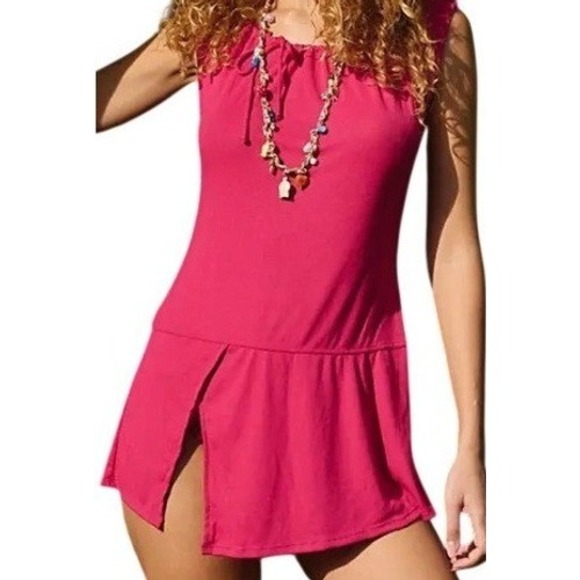 Free People Tops - Free People Free-est Womens S Good Feels Tunic in Love Potion Pink NWT